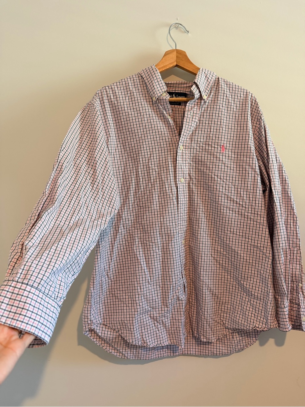 Ralph Lauren Button-Down Plaid Men’s Shirt